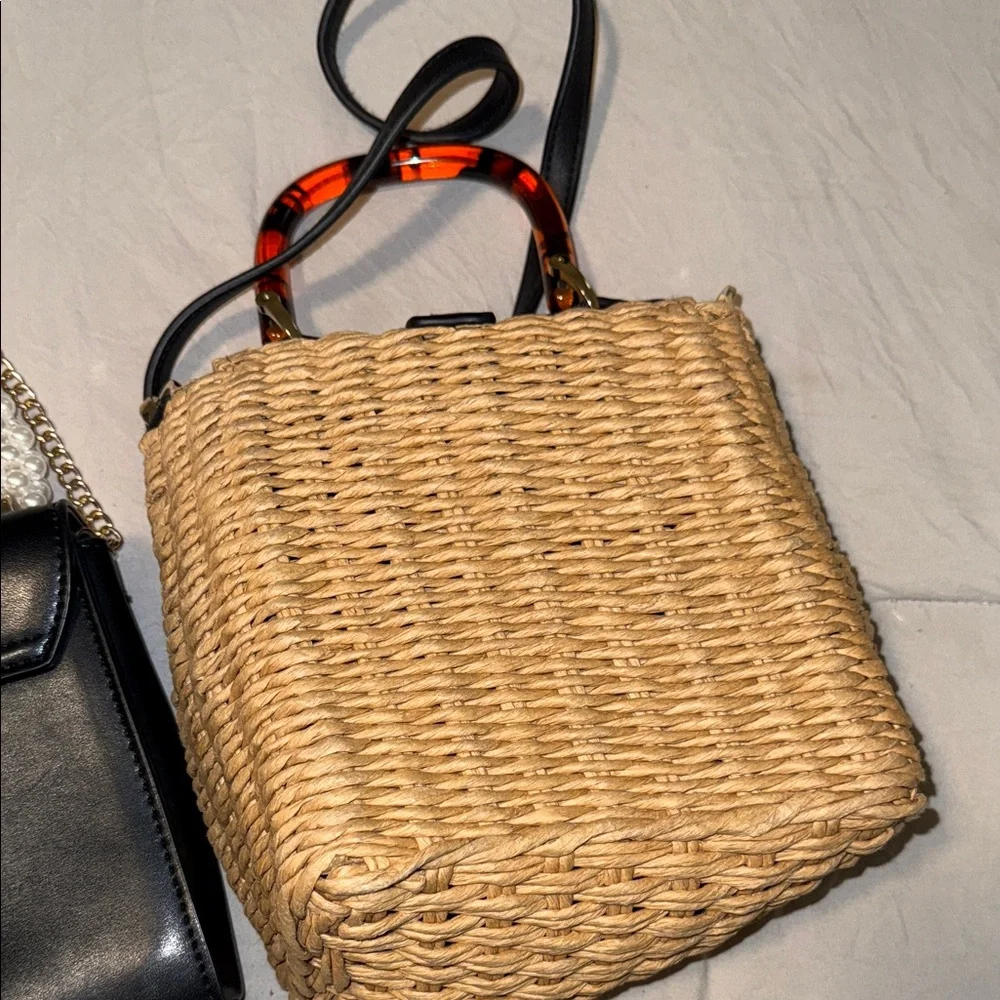 Topshop Black and Tan Mini Bag Set - Picture 3 of 5